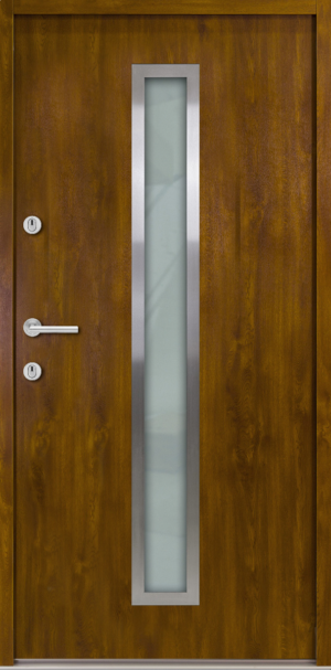 Vchodové dveře MODEL ATS600 – Zlatý dub